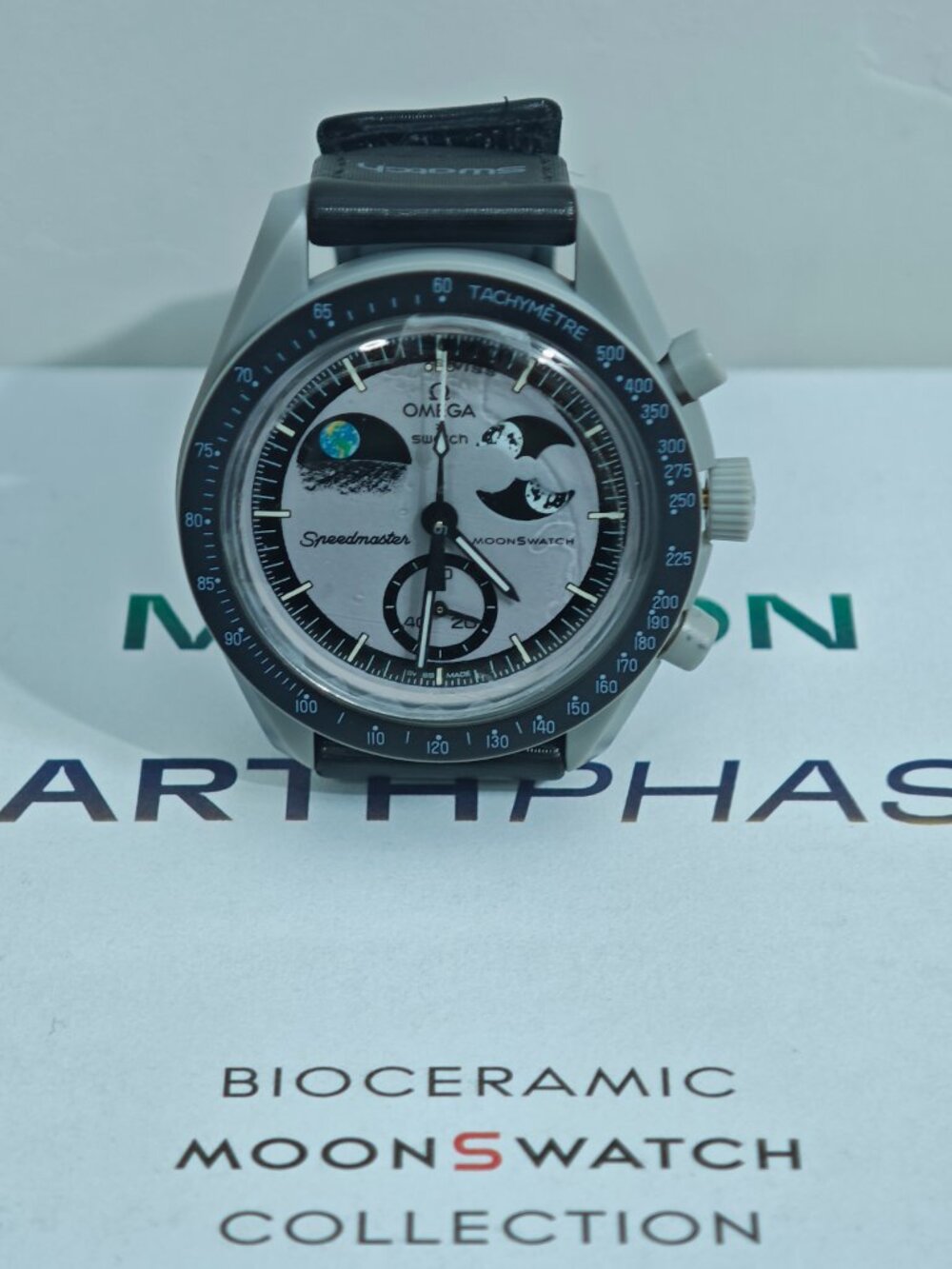 🧩Swatch x Omega Moonswatch Mission To Earthphase Watch